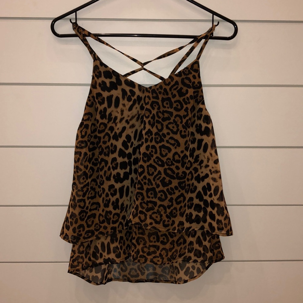 Leopard Print Tank Top